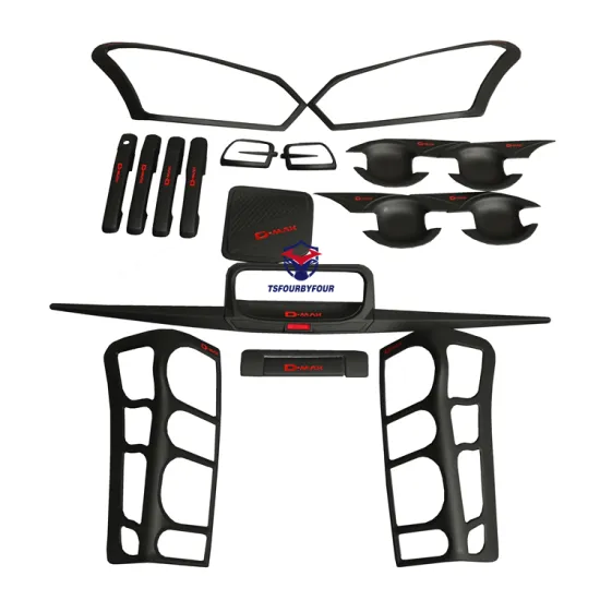 4X4 Pickup Car Accessories Set for Dmax 2016: Exterior Cover, Headlight, and Door Handle Protection