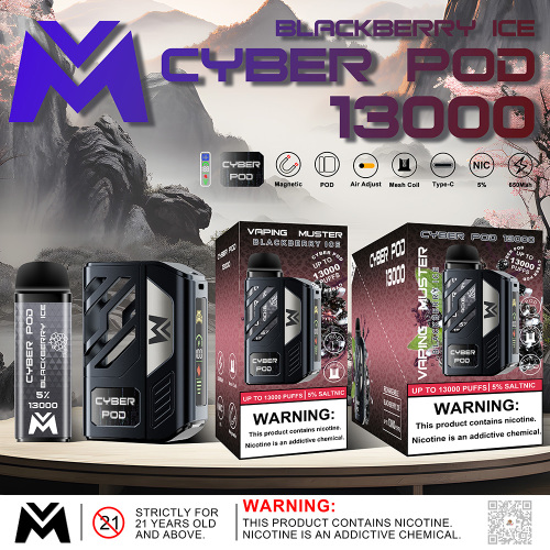 Sistem Cyber ​​Pod 13000 Puffs