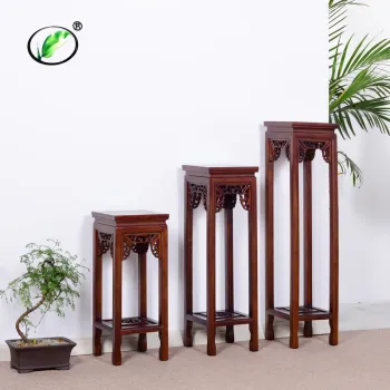 High Quality Wooden Square Flower Stand