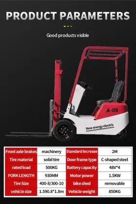 Factory Price Electric Forklift - Manual & Mountable Electric Forklifts