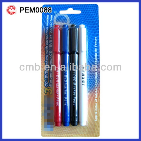 4PC CD DVD MARKER PEN