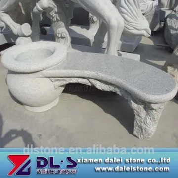 Garden granite chair/bench