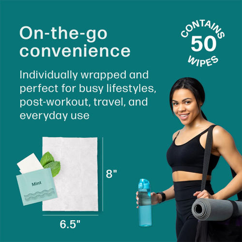 Khăn lau ướt dành cho người lớn một gói tùy chỉnh tự nhiên chống mồ hôi và khử mùi cơ thể