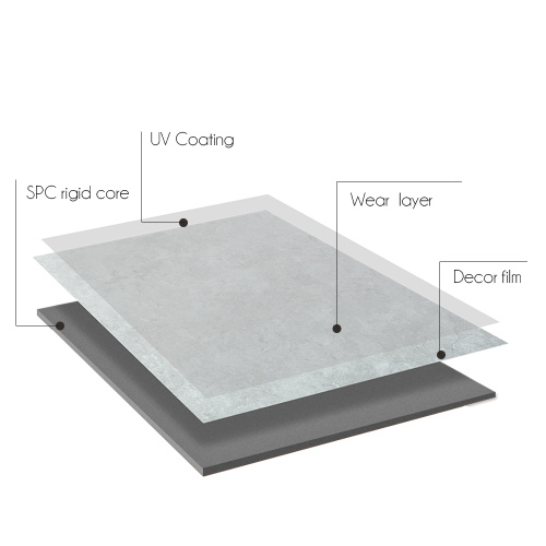 SPC-Wandpaneel aus reinem Material