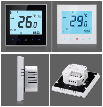 Floor Heating Room Thermostat; HVAC Touch Screen Floor Heating Room Thermostat; Modbus Heating Room Thermostat BHT-1000