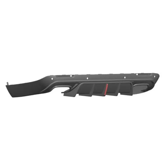 High Quality CS Car Bumper Accessories Rear Diffuser for Dodge Challenger 2015-2022