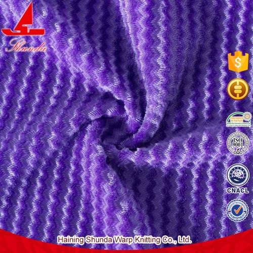 Hot Sale Super Soft Shrink-Resistant Polyester Velvet Upholstery Fabric