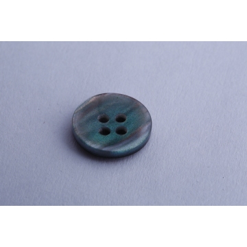 Resin socket surface imitation shell button