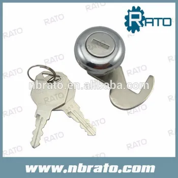 Chrome metal cupboard long metal lock for wooden box