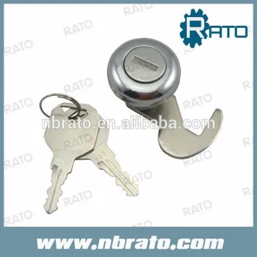Chrome metal cupboard long metal lock for wooden box