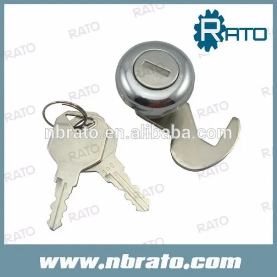 Chrome metal cupboard long metal lock for wooden box