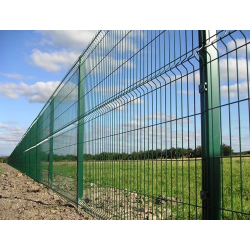 3D Welded Triangle Bending Curved Wire Mesh Fence