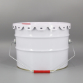 10L Tinplate Pail Metal Handle Lid Balde