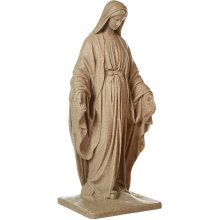 Aspetto naturale arenaria Vergin Mary Statue