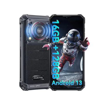 Oukitel WP36 Rugged Smartphone: 10600mAh Battery, 6.52\" Screen, 128GB Storage, Android 13, 13MP Camera