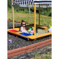 Outdoor sandboxes with covers Wooden foldable Sandbox