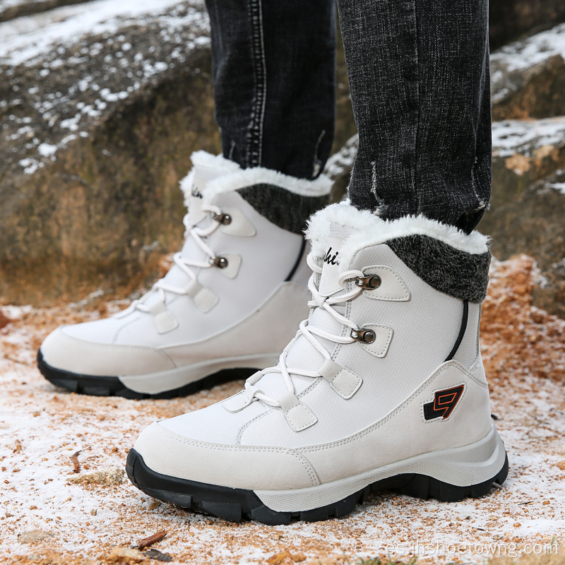 Botas de nieve cálidas de invierno para damas al aire libre