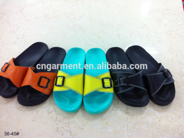 New Fashion Pu slipper plastic foam EVA slippers for man, women