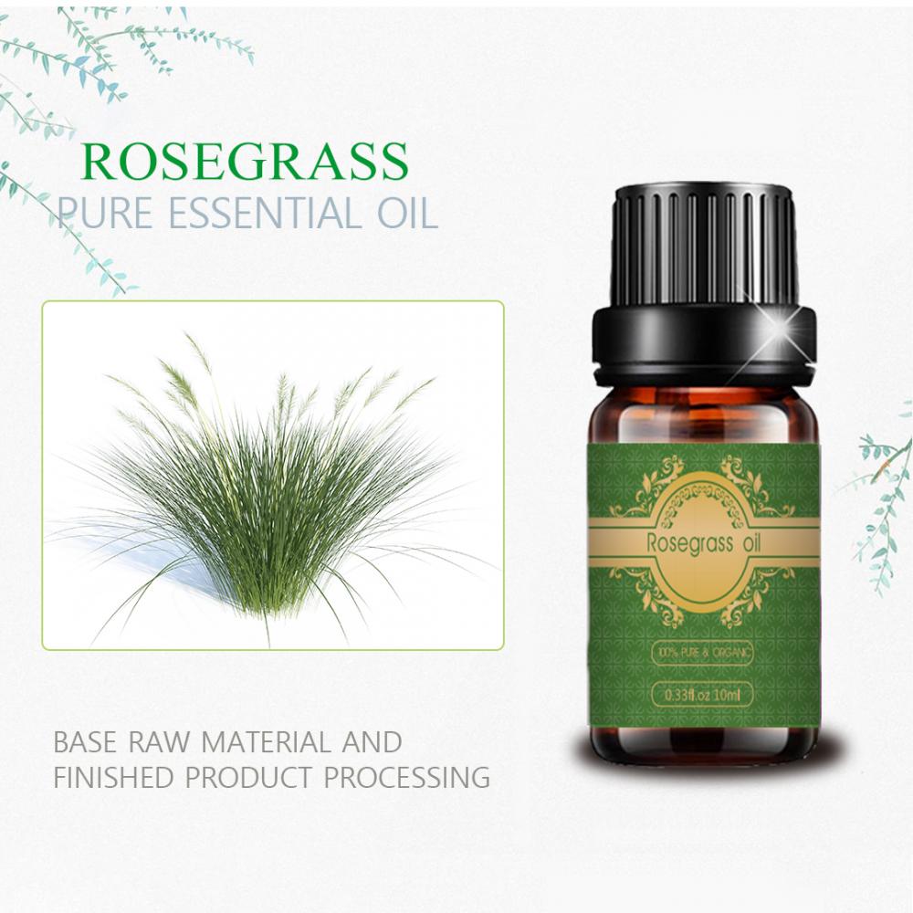 Wholesale Natural Rosegrass Palmarosa Essential Oil body spa