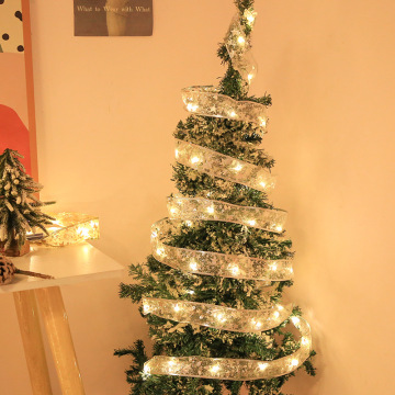 Christmas Tree Ribbon with LED Lights