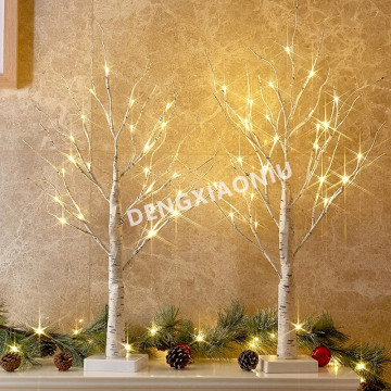 Birch Tree with LED Lights for Christmas Indoor Decor
