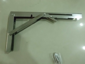 Stainless steel right angle folding bracket