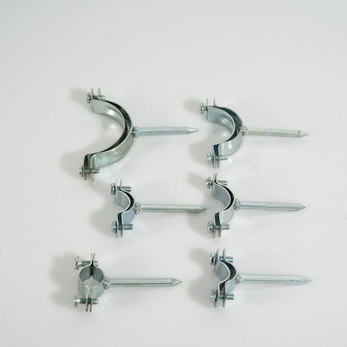 Adjustable Pipe Clamp with Square Screw and Split Clips