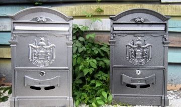 Aluminium apartment letterbox
