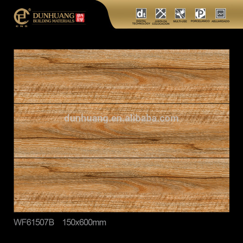 Non slip 6x24 wood design tiles floor with high quality