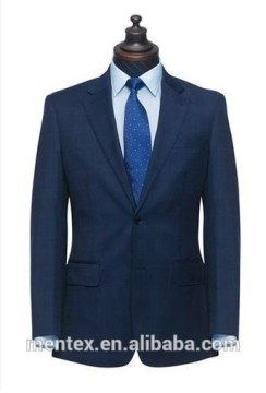 navy wool suit for business
