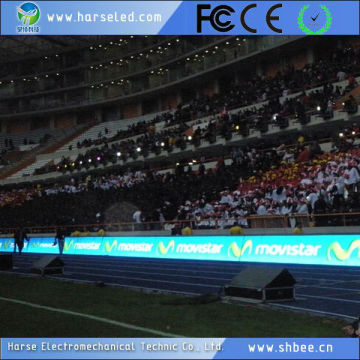 multi use scoreboard advertising football stadium perimeter led screen display