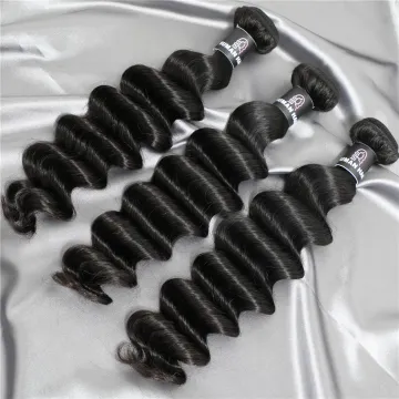 10A Virgin Hair Bundles Can Be Dyed And Bleached Human Hair Bundles With Lace Frontals Deep Wave Hair Bundles With Lace Frontals