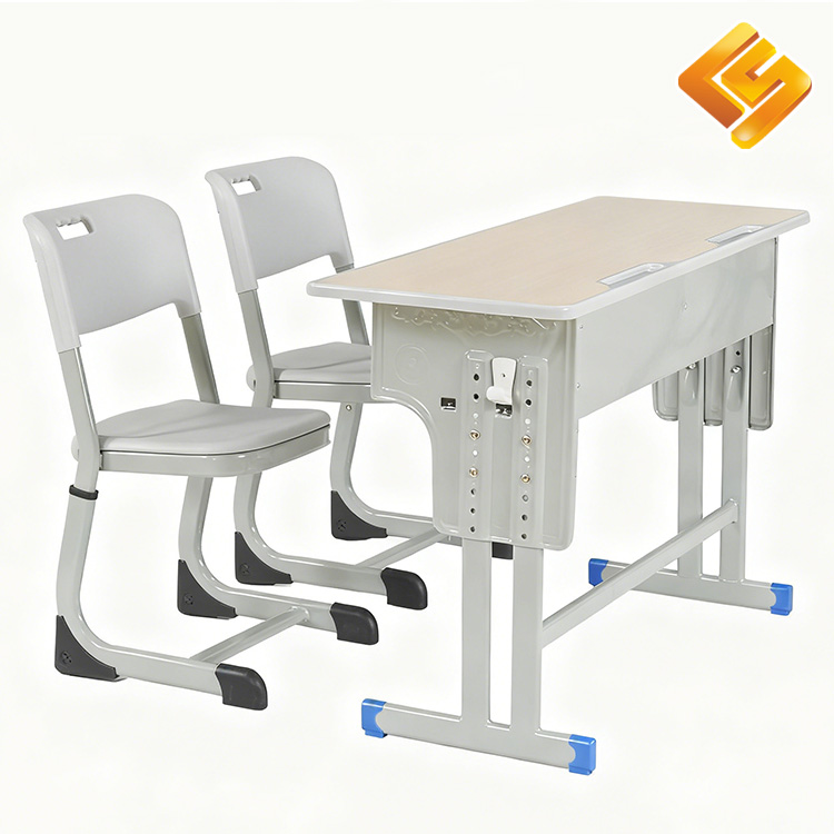 Yükseklik Ayarlı İkili Öğrenci Sırası ve Sandalye Takımı