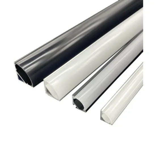 1313 V-Shape LED Aluminum Channel Kit with Frosted Cover and Corner Connector for LED Strip Lighting