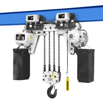 HHBB low headroom electric chain hoist 10t