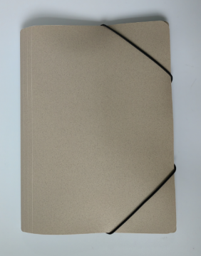 wheat straw material 3 flap file folder