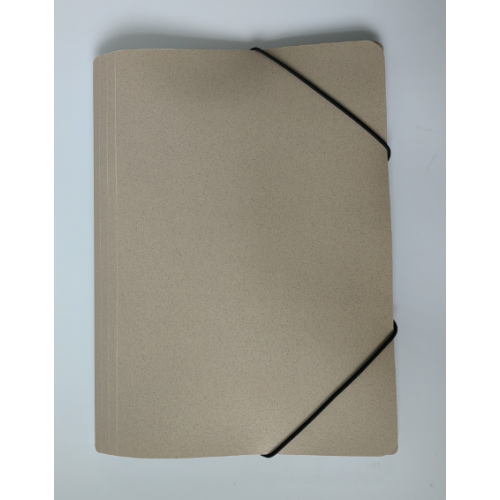 wheat straw material 3 flap file folder