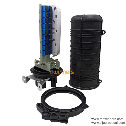 96F 1 + 4 Ports Dome Fiber Optic Splice صندوق إغلاق