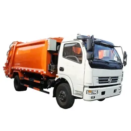 DFAC 4X2 8 ton Back-loaded compaction garbage disposal trucks