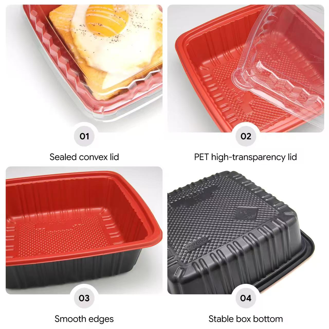 Double color PP film food blister packaging