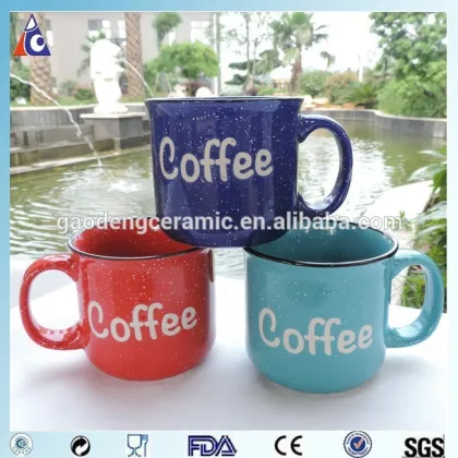 American ceramic enamel mug for coffee