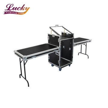 12U DS + 3U + 2 Tablettes DJ Flight Case