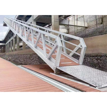 Customized Marine Grade Aluminum Gangway for Ship Docks and Aluminum Docking Ramps