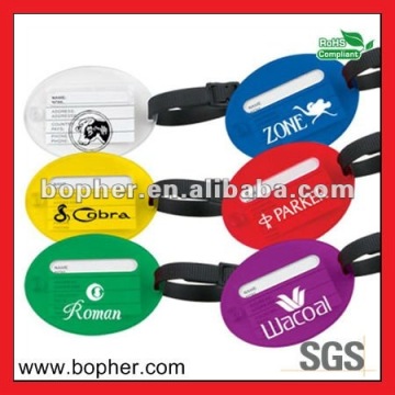 best sale pvc cheap luggage tag