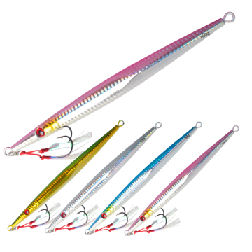 Gewang Tuna Cepat Air Masin: Jig Memancing Logam Lumin 60g-400g