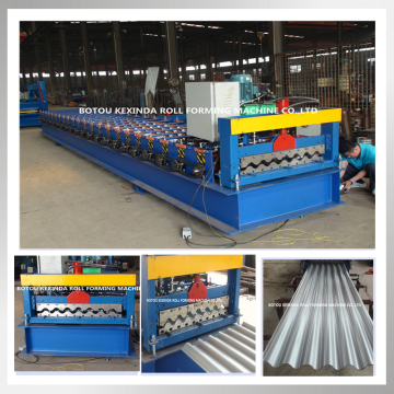 Corrugated roof tile cold roll forming machine with CE&ISO