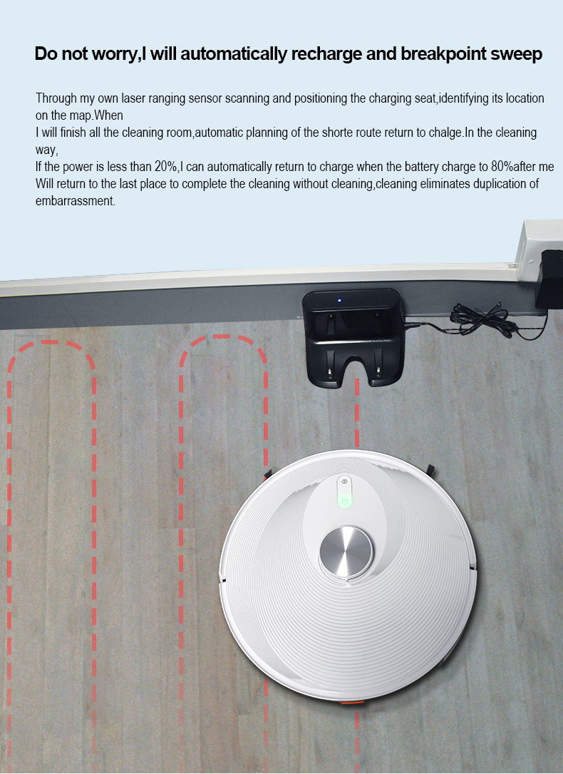 Roborock Laser robot web mop vacuum cleaner