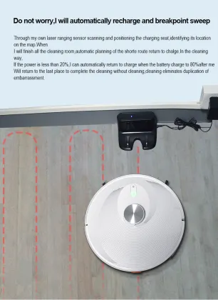 Roborock Laser robot web mop vacuum cleaner