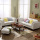 Armrest 5 Pieces Upholstered Sectional Sofa Set