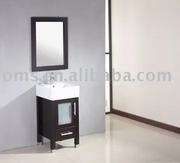 Solid wood bathroom furniture